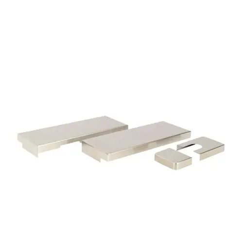 Bohle-Portals BO5216635 Cover Cap Set for Standard Duty & Heavy Duty Alva Self-Closing Patch - Brushed Stainless