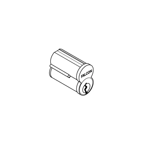 Falcon Lock C646 A 626 Standard 6-Pin Uncombinated Core, Satin Chrome