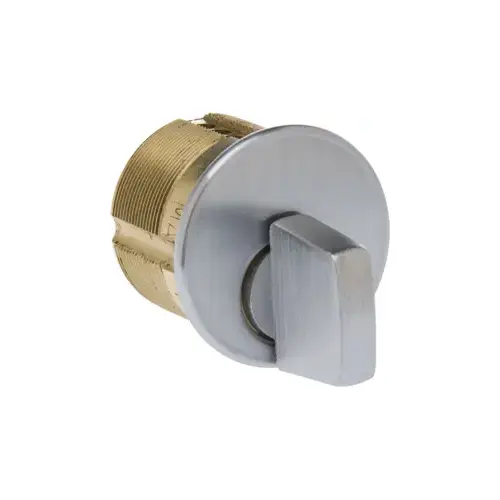 Ilco Unican Corporation M114TK-26D Mortise Cylinder 1-1/4" Thumb-Turn Adams Rite/Yale Cam Satin Chrome