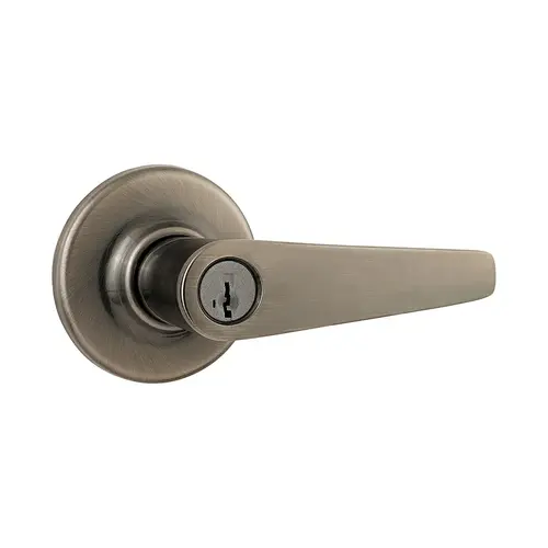 Kwikset 405DL-15A-SMT-6AL-RCS Delta Keyed Entry Lever Satin Nickel Blackened