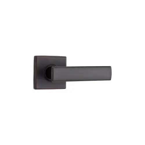 Kwikset 720VDL11P-6ALRCS Vedani Passage Lever, Square Rose, 6-Way Adjustable Latch 2-3/8"-2-3/4" Backset, Grade 2, Venetian Bronze 11P/716