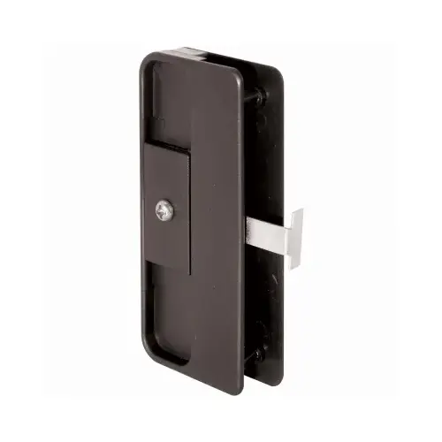 Prime-Line A 150 Door Latch and Pull, 2 in Pull W, Plastic/Steel Black