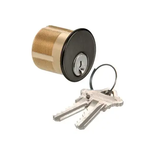 Schlage DC7185SCKDDU Dark Bronze Single Mortise 1-1/8" Long Cylinder with 'C' Keyway and Keyed Randomly