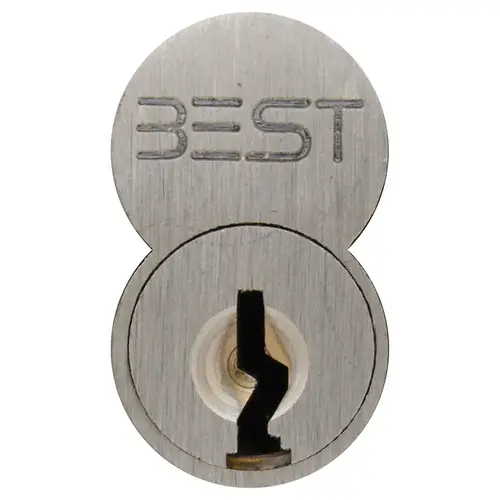 Stanley Best 1C6K1626 Standard 6 Pin K Keyway Uncombinated Core with Spacer Satin Chrome Finish