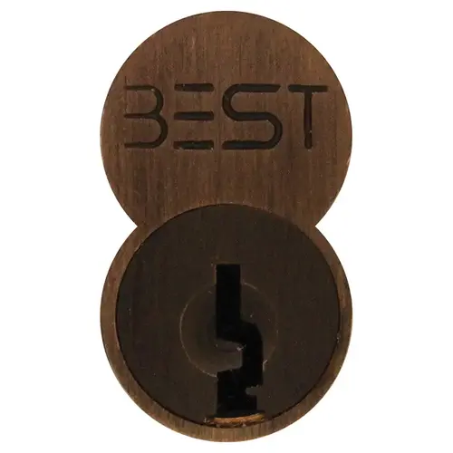 Stanley Best 1CP7WB1613 Premium 7 Pin WB Keyway Uncombinated Core Oil Rubbed Bronze Finish