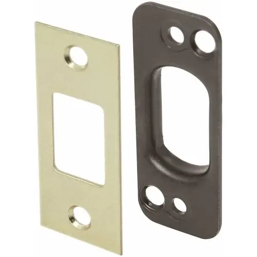 US Lock USX1600SP3 1600 GR2 US3 Strike Plate Bright Brass