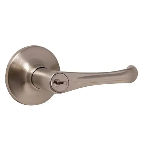 Weslock 00240VNVNFR23  Somerset Entry Lock with Adjustable Latch and Full Lip Strike Satin Nickel Finish