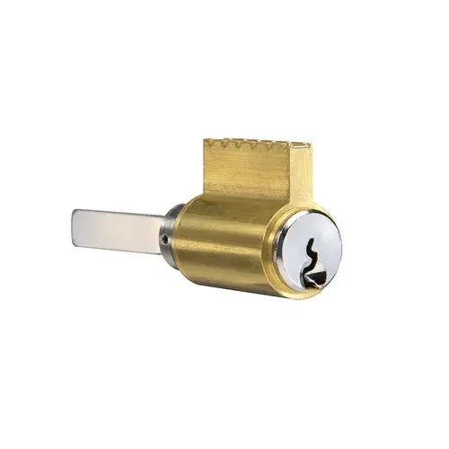 Yale Commercial 1807 PARA 626 6 Pin Stock Section PARA Keyway Cylinder for D Series Single Cylinder Deadbolts US26D (626) Satin Chrome Finish