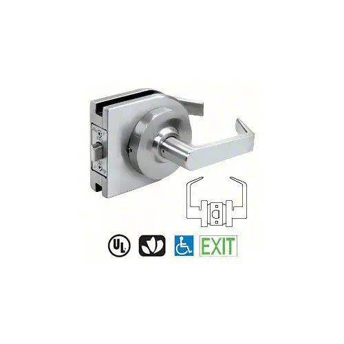 CRL LH45SA Satin Anodized Grade 2 Lever Lock Housing - Privacy