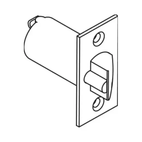 Falcon A9233000D613 2-3/4" Square 1" Face Dead Latch for T Series Oil Rubbed Bronze Finish