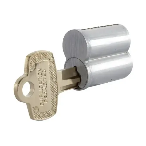 KSP 206-A-26D-KA Keyed Alike SFIC 6-Pin Interchangeable Core Satin Chrome