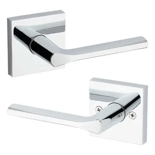 Kwikset 154LSL-SQT-26-6AL-RCS Lisbon Passage Lever Bright Polished Chrome