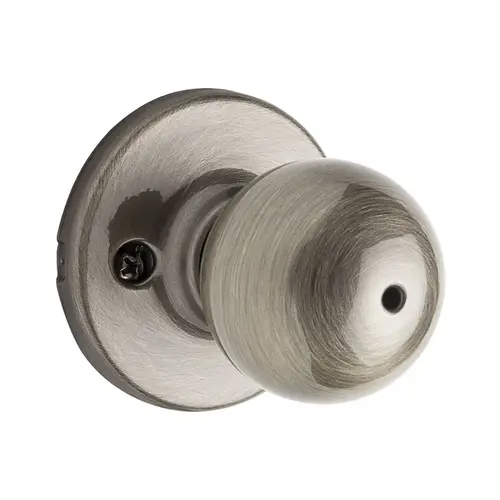 Kwikset 300P-5-6AL-RCS Polo Privacy Knob Satin Brass Blackened