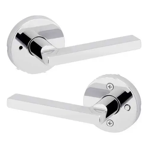 Kwikset 730HFL-RDT-26-6AL-RCS Halifax Privacy Lever Bright Polished Chrome