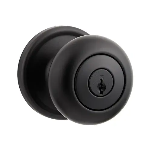 Kwikset 740H-514-6AL-RCS-GC Hancock Keyed Entry Knob Iron Black