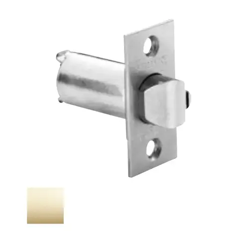 Sargent 06523103 6-Line Unguarded Latchbolt, Bright Polished Brass