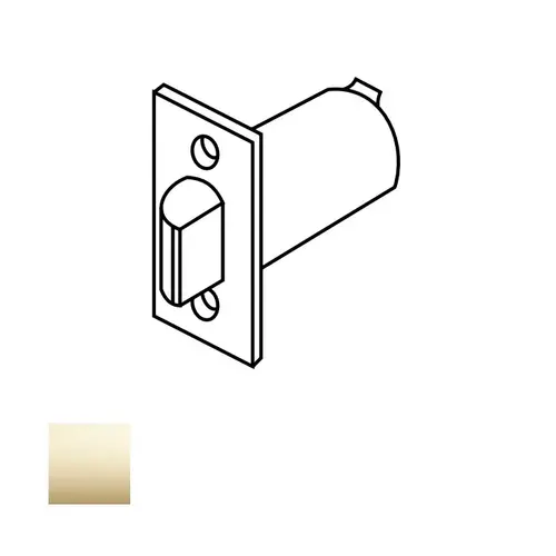 Sargent 07243203 7-Line Unguarded Latchbolt, Bright Polished Brass