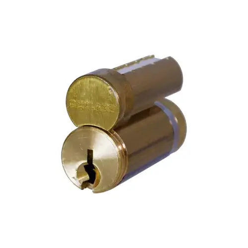 Schlage Commercial 23-030E 606 FSIC Core, 6-pin, E Keyway, 1 Bitted, 2 Keys, Satin Brass Finish, Non-handed Satin Brass