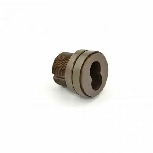 Schlage Commercial 80-102 613 Small Format Interchangeable Core Mortise Cylinder with Standard Cam, Compression Ring, and 1/4" Blocking Ring Oil Rubbed Bronze Finish