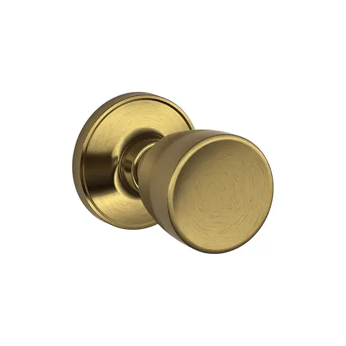 Schlage Residential J10-BYR-609 J10 Byron Passage Knob Lock, Satin Brass Blackened