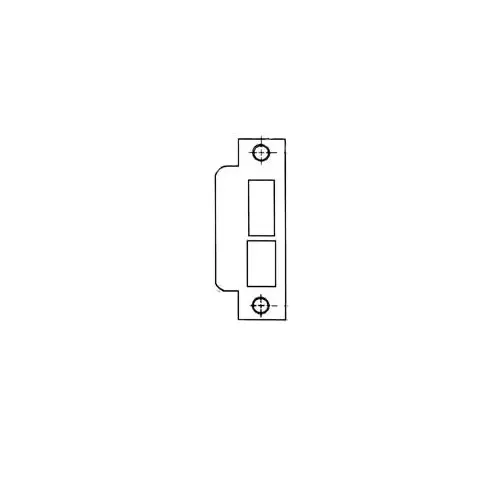 Baldwin 6340056 Estate Mortise Lock ASA Strike Lifetime PVD Satin Nickel