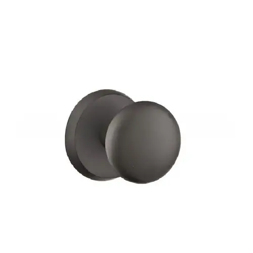 Emtek C7106WCFB Winchester Knob Passage With Style # 2 Rose for 1-3/8" to 2-1/4" Door for 1-3/8" - 2" Door Flat Black Finish