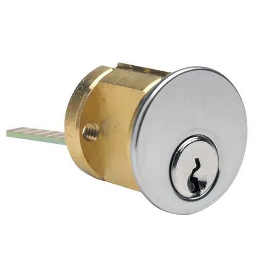 Kaba Ilco 7075GB10-26D-KA2 Rim Cylinder Satin Chrome