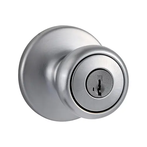 Kwikset 400T-26D-SMT-RCAL-RCS Tylo Keyed Entry Knob Satin Chrome