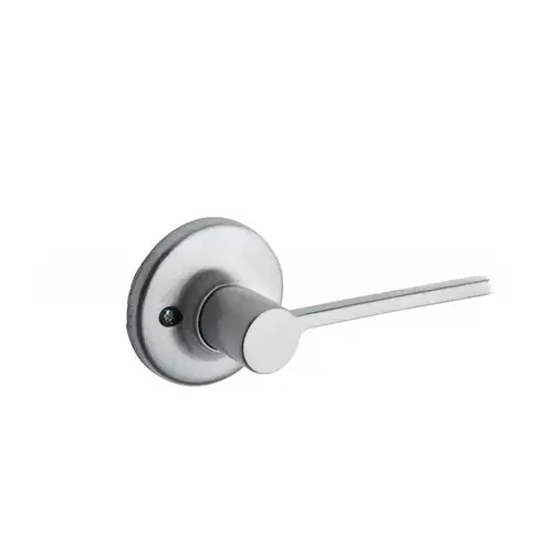 Kwikset 488LRL-RDT-RH-26D Right Hand Ladera Lever with Round Rose Half Dummy Lock Satin Chrome Finish