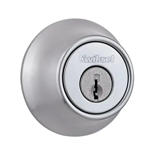 Kwikset 660 26D SMT RCAL RCS 660 Series Satin Chrome Single Cylinder Deadbolt Featuring SmartKey Security
