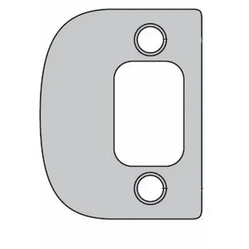Kwikset 84638-15A Deadbolt Strike, Satin Nickel Blackened