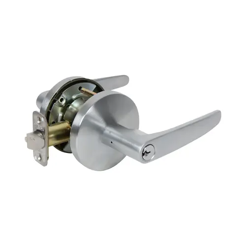 Pamex FYG95C Storeroom Grade 2 Cylindrical Lock with Avalon Lever Matte Black Finish