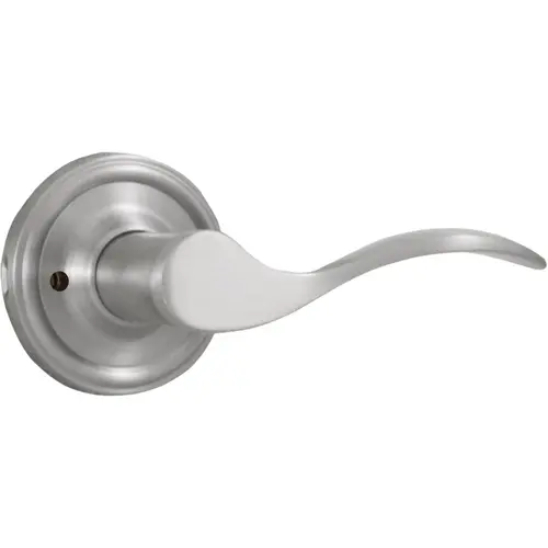 Weslock 00610UNUNSL20  Bordeau Lever Privacy Lock with Adjustable Latch and Full Lip Strike Satin Nickel Finish