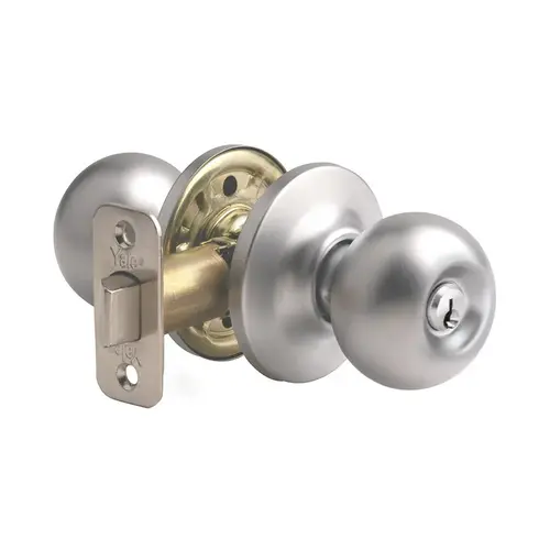 Yale Residential 700C-SP-26D-01421-02000 Cirrus Entry Knob, Satin Chrome