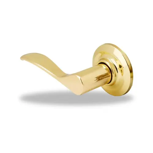 Yale Residential 81NW-SP-LH-3 Norwood Dummy Lever, Bright Polished Brass