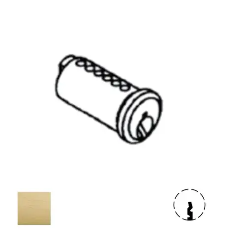 Corbin Russwin 488K98 D3 606 2000 Series Key-In-Knob Cylinder Plug Only, Satin Brass