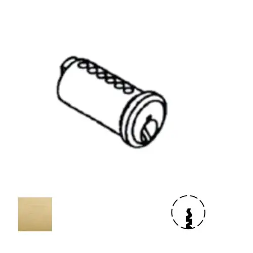 Corbin Russwin 488K98 H4 606 2000 Series Key-In-Knob Cylinder Plug Only, Satin Brass