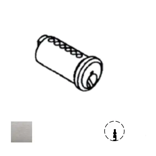 Corbin Russwin 488K98 N26 626 2000 Series Key-In-Knob Cylinder Plug Only, Satin Chrome