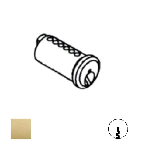 Corbin Russwin 585K24 60 606 2000 Series Key-In-Lever Cylinder Plug Only, Satin Brass