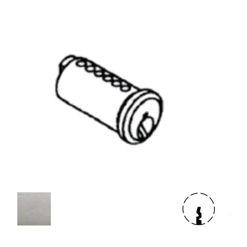 Corbin Russwin 585K24 L1 626 2000 Series Key-In-Lever Cylinder Plug Only, Satin Chrome