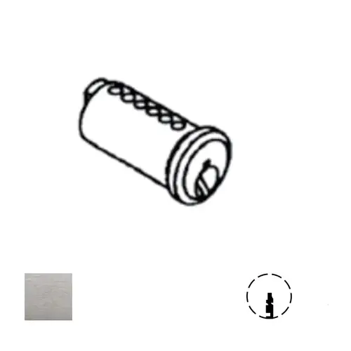 Corbin Russwin 585K24 N20 626 2000 Series Key-In-Lever Cylinder Plug Only, Satin Chrome