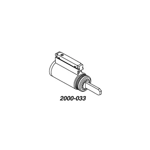 Corbin Russwin CR2000-033-6-67-606 CL3300/CL3500/CL3800 Series Cylinder Satin Brass
