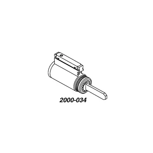 Corbin Russwin CR2000-034-6-57A1-626 CL3400/CL3600 Series Cylinder Satin Chrome