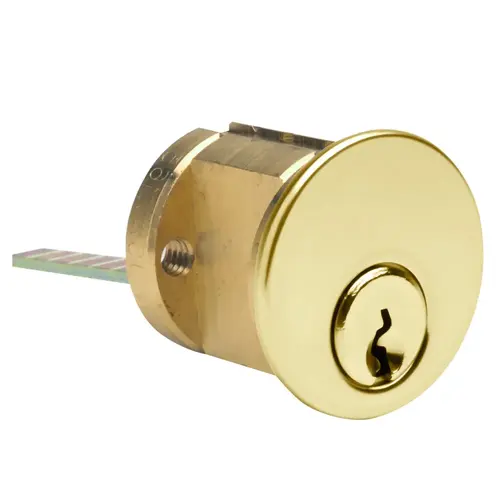 Kaba Ilco 7075AA10-03-KA2 Rim Cylinder Bright Brass