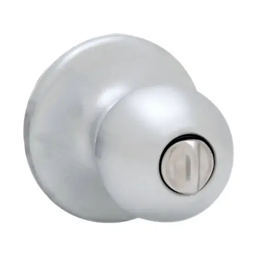 Kwikset 93001-874 Polo Satin Chrome Bed & Bath Door Knob