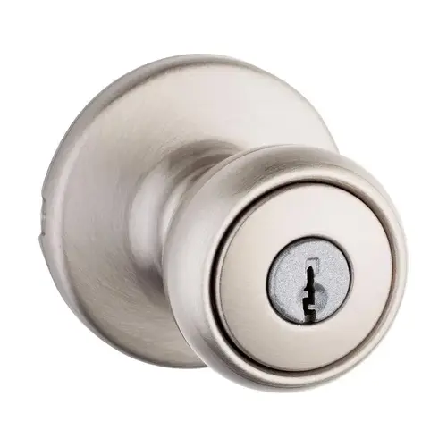 Kwikset 94002-820 Entry Knobs Tylo Satin Nickel 1-3/4" Satin Nickel
