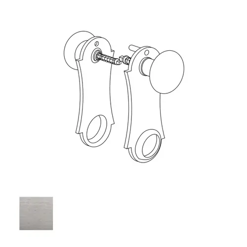 Marks 21AC-26D-W-LHR 21AC Entrance Knob Mortise Lock Satin Chrome