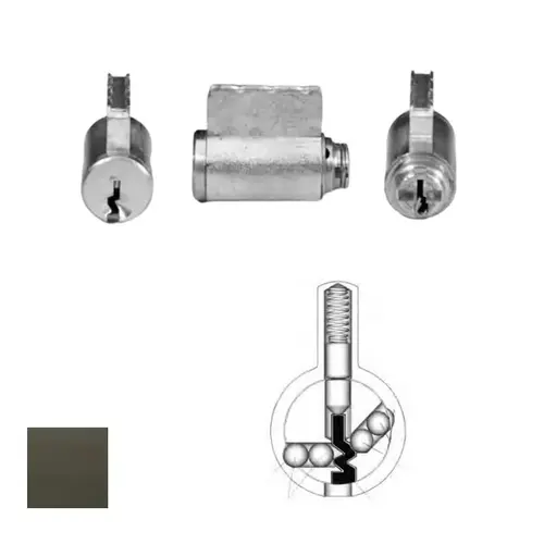 Master Lock D045G3-DD-12P-KA4-S Double Deadbolt Cylinder