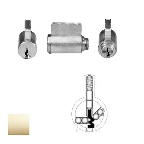 Master Lock D135G3-SD-03-KA4-W Single Deadbolt Cylinder