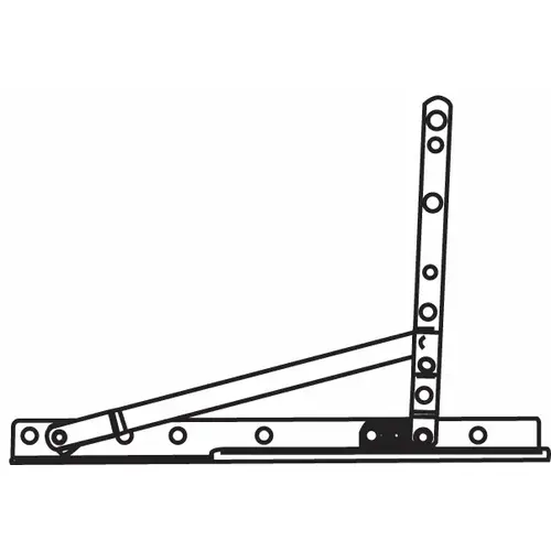 Brixwell 28R-10-1e 10in Egress Hinge Arm Set 7/16 stack Height Coated